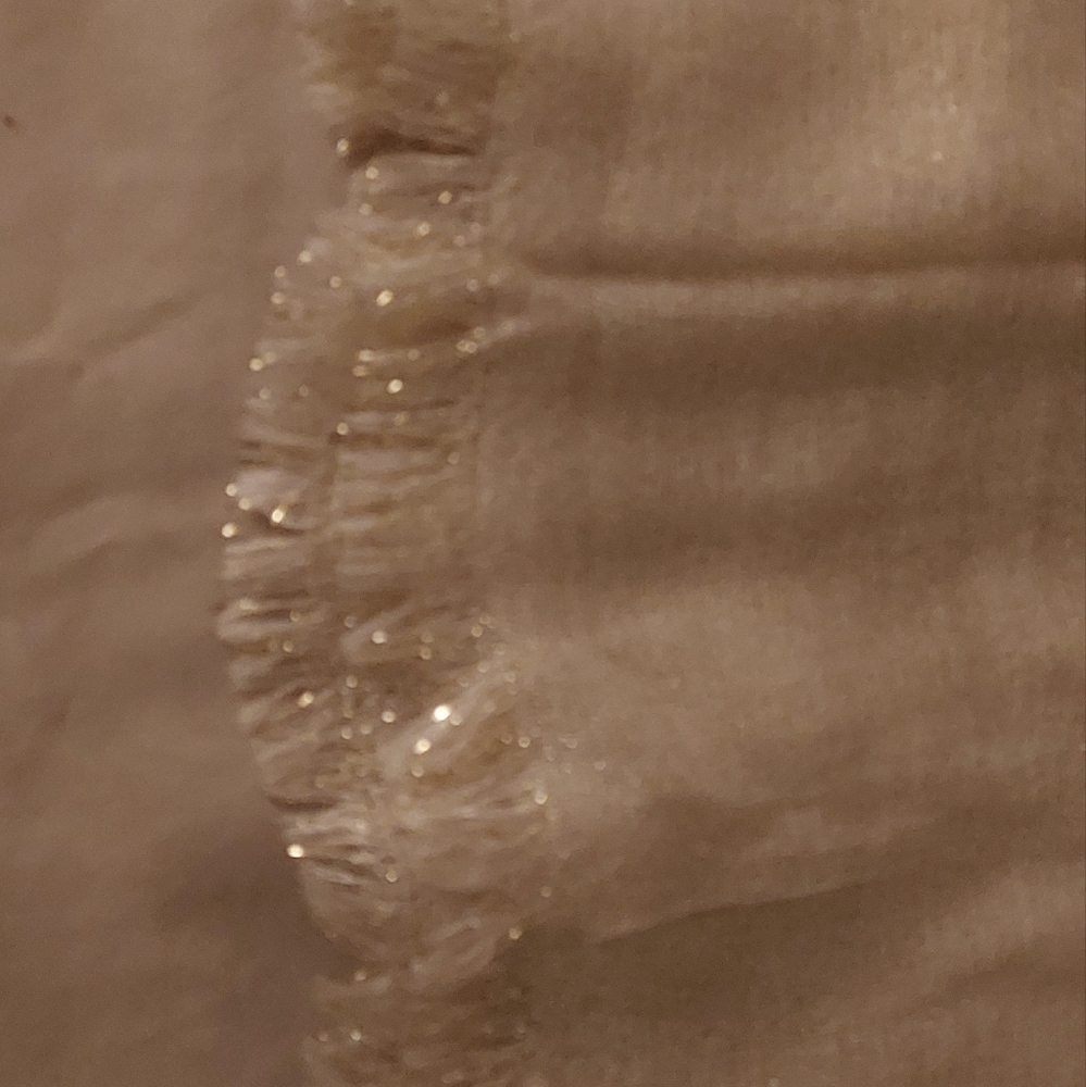 creme colored scarf